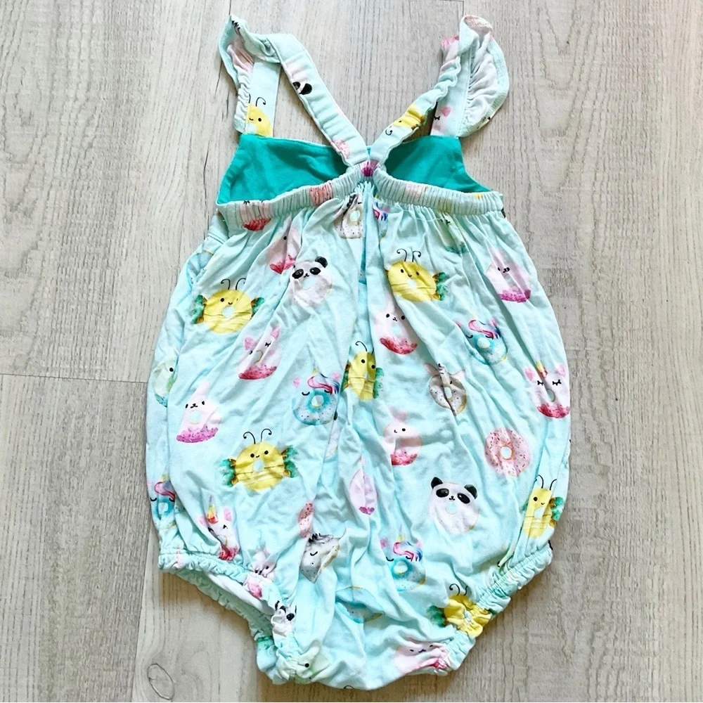 Posh Peanut Pool Floats Romper Jumper Size 2T Blue Tank